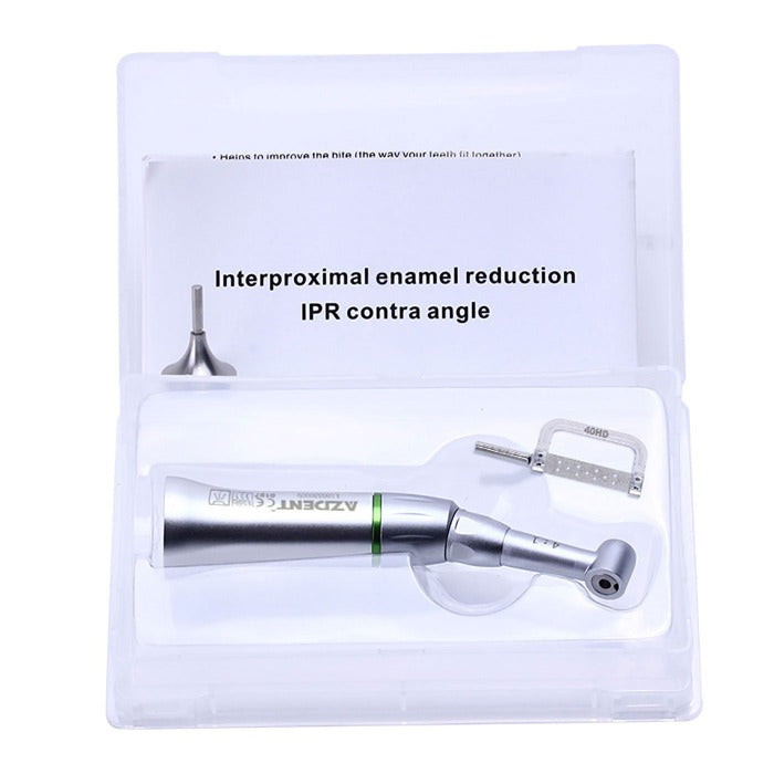 AZDENT 4:1 Reduction Interproximal Stripping Contra Angle IPR Handpiece E-type - azdentall.com