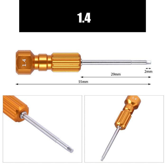 Dental Implant Screw Driver Manual Use 1.4, Orange Color - azdentall.com