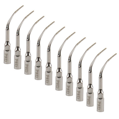 10pcs Ultrasonic Scaler Perio Scaling Tip P3D