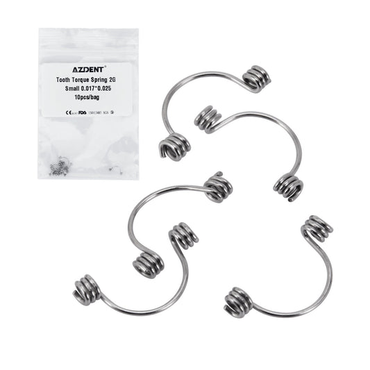 AZDENT Tooth Torque Rectangular Spring 2G Small 0.017*0.025 10pcs/Bag - azdentall.com