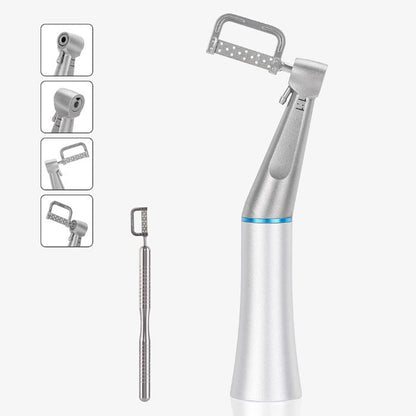 Dental 1:1 Interproxima Reciprocating Strip Contra Angle Handpiece+10pcs Strips-azdentall.com