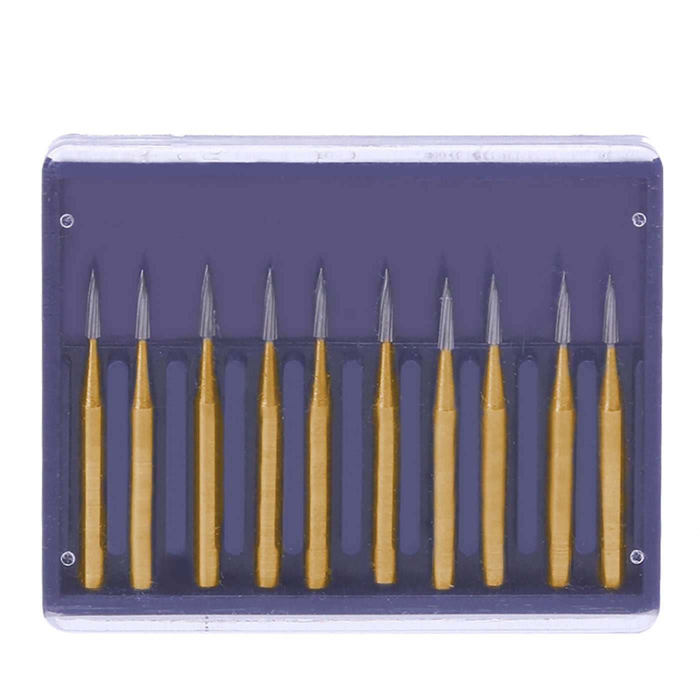 Dental Carbide Burs FG 7901 Needle Shaped Trimming & Finishing 10pcs/Box - azdentall.com