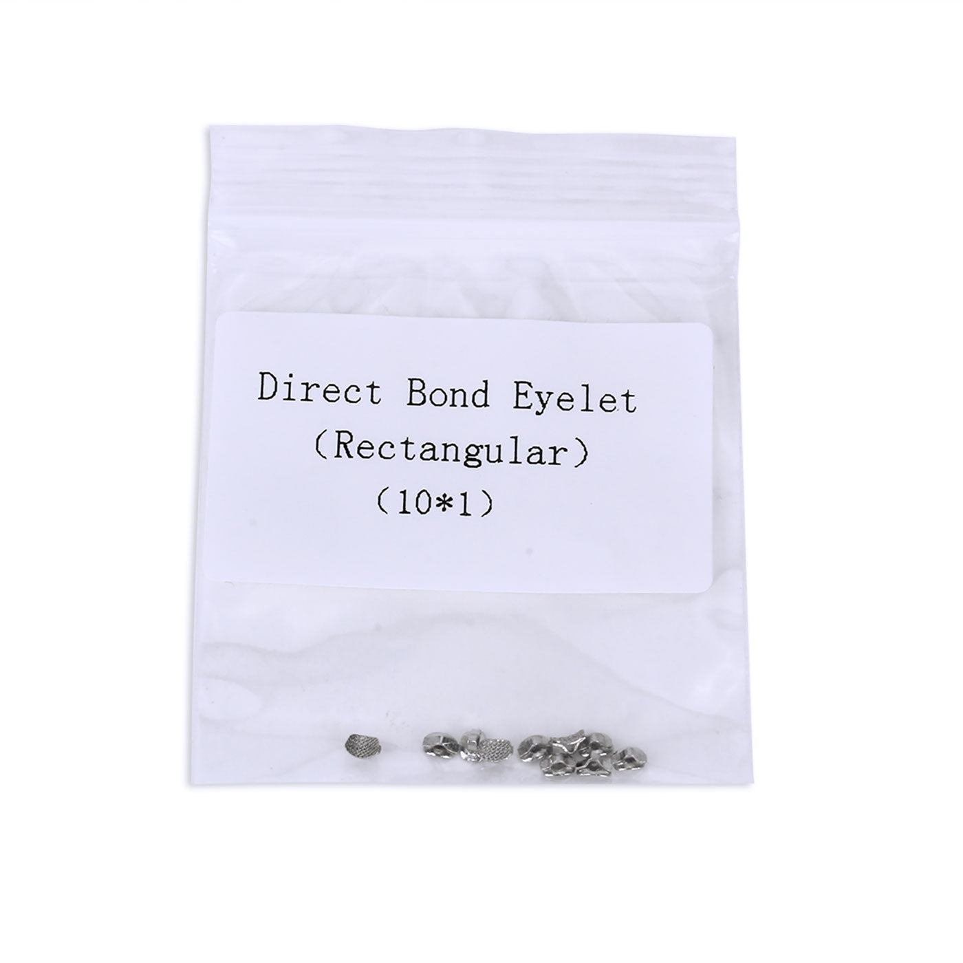 AZDENT Dental Lingual Buttons Direct Bond Eyelet Round/Rectangular Base 10pcs/Bag - azdentall.com