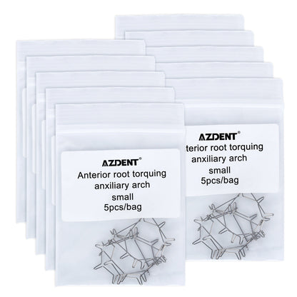 10pcs AZDENT Anterior Root Torquing Auxiliary Arch Small 5pcs/Bag - azdentall.com