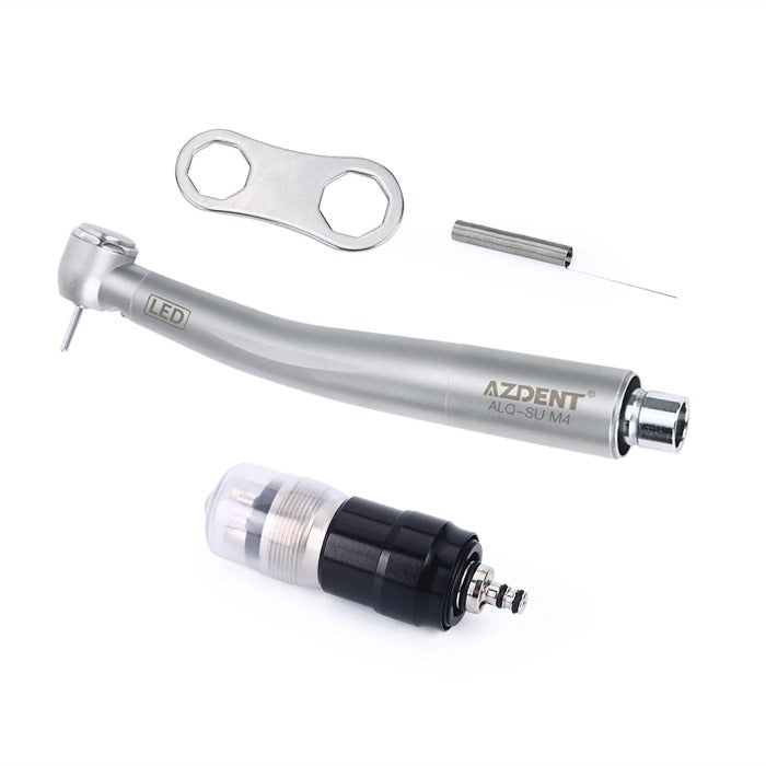 AZDENT E-generator LED High Speed Optic Handpiece Quick Coupler 4 Hole Four Water Spray - azdentall.com