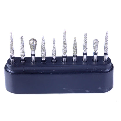 AZDENT Dental Diamond Bur FG-111 Gingival Bevel Burs Kit 10pcs/Kit-azdentall.com