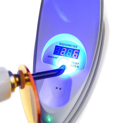 Dental LED Curing Light Built-in Light Meter Function 380-515nm 2000mW/cm² 5W Power - azdentall.com