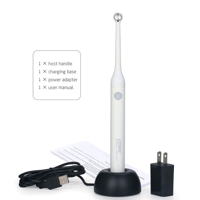 AZDENT LED Curing Light Wireless Wide Spectrum 385-515nm 2300mW/Cm² High Power Easy Operation - azdentall.com