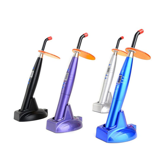 Dental LED Rainbow Curing Light Lamp Resin Cure Plastic Handle 3 Mode - azdentall.com